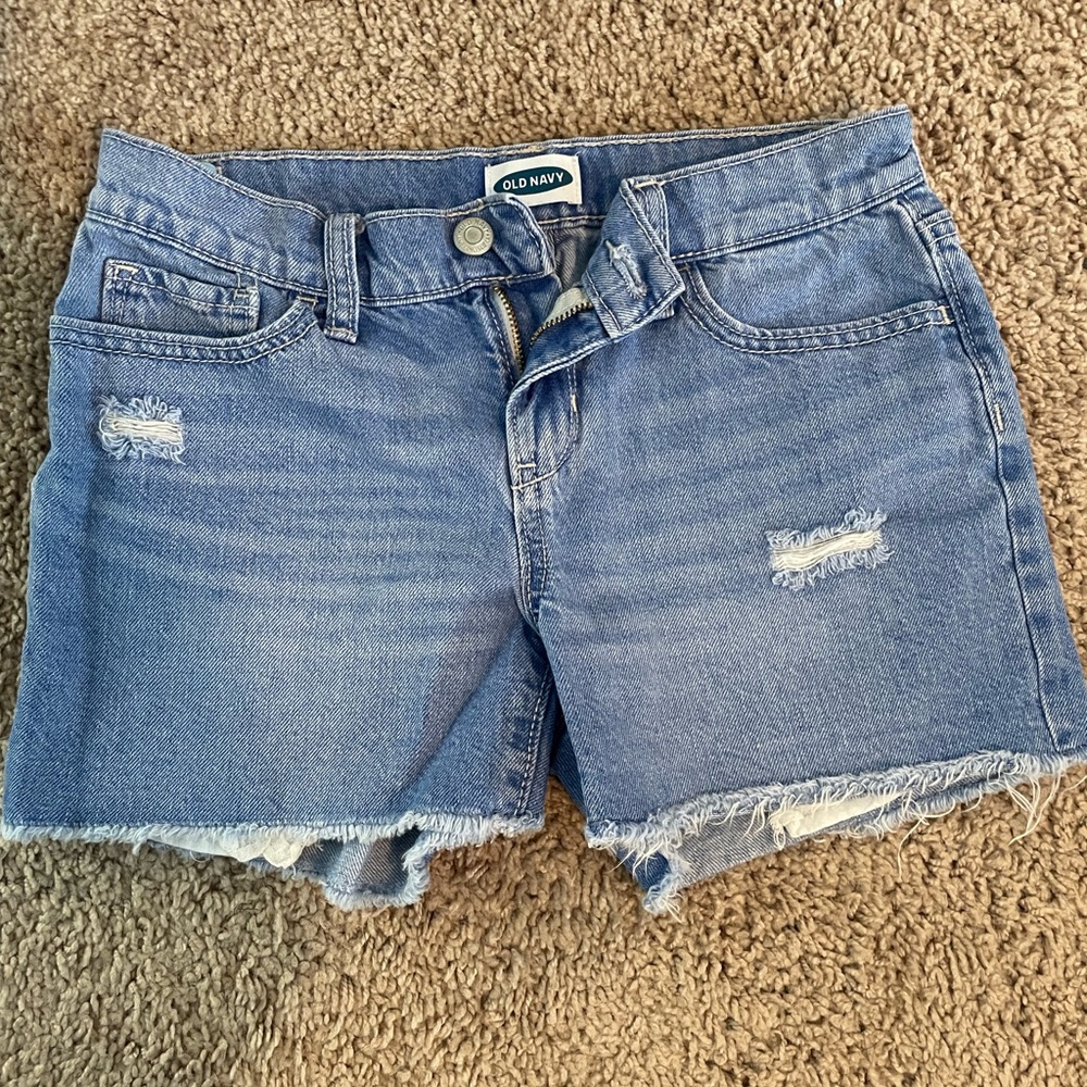Old Navy waist adjustable jeans shorts